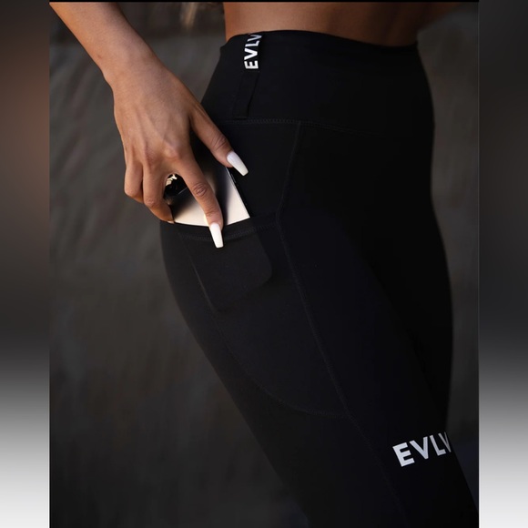 EVLV Gear Performance High Waisted Leggings XS Evolve Nation - Picture 2 of 6